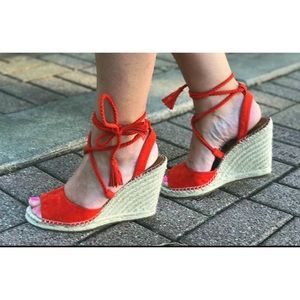 Joie wedge espadrilles